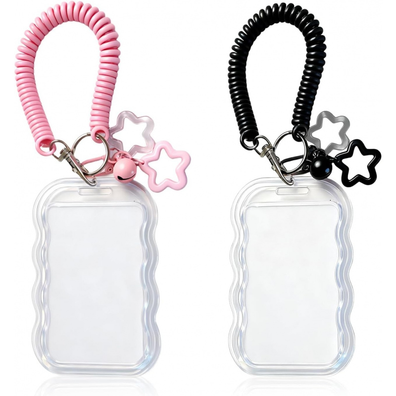 Tablet Cute Accessories - Kit com 2 Chaveiros Porta-Photocard Kpop