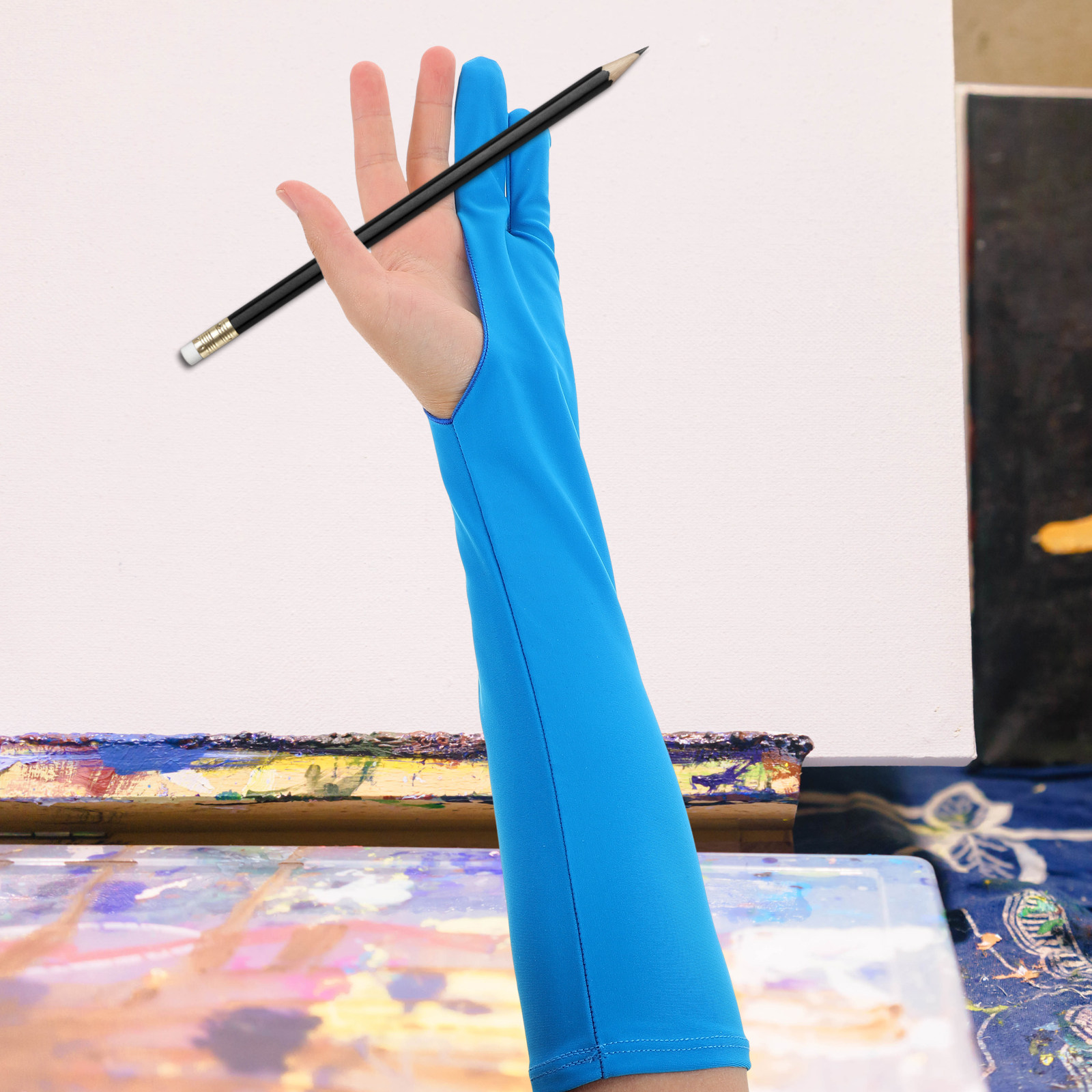 1 par de luvas de desenho, com - Drawing Glove Artist avaliação e preço