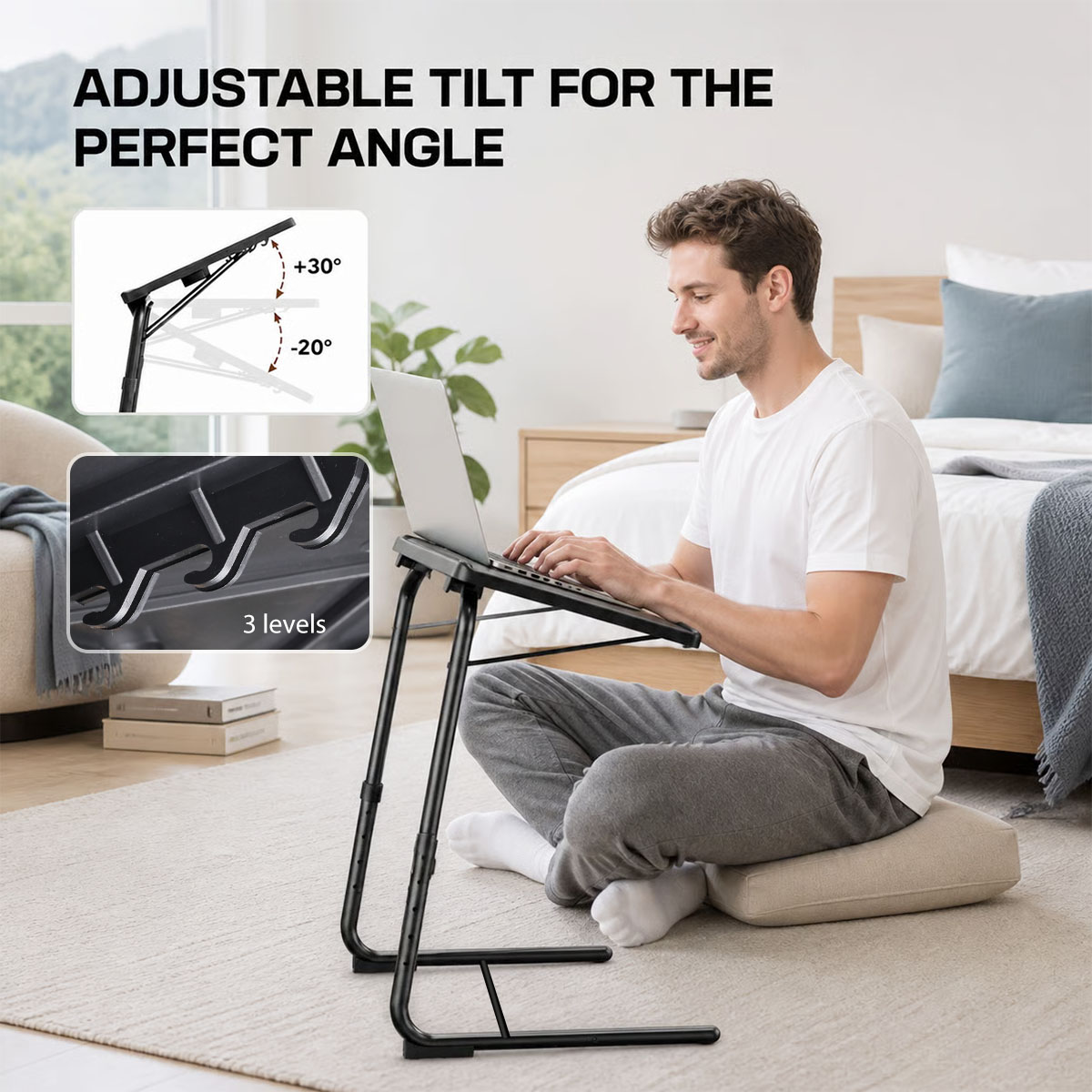 Mesa ajustável para laptop na  - Tablet Lap Desk avaliação e preço