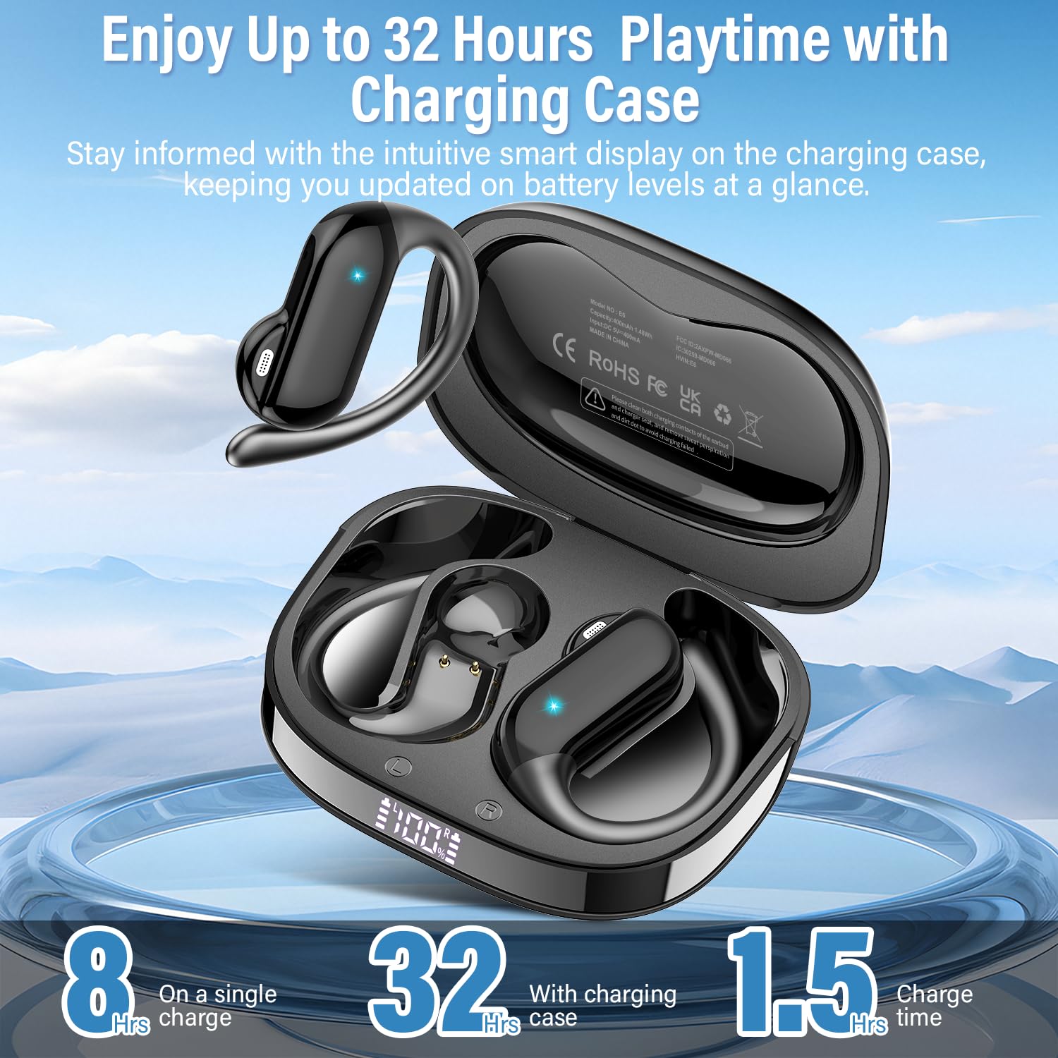 Fones de Ouvido Open-Ear Bluet - Wired Earphone Lightning avaliação e preço
