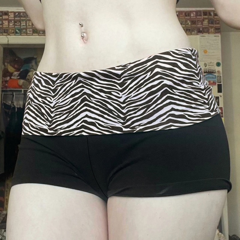 SUCHCUTE Shorts Casuais com Es - Zebra Tablet Accessories avaliação e preço
